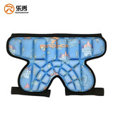 乐秀护臀轮滑滑板滑雪防摔裤溜冰滑冰护具防摔装备保护屁股垫 S码蓝色（适合体重20-60斤）