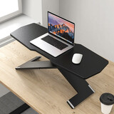 omax KM站立办公电脑桌可升降键盘支架桌上笔记本支架站立式电脑桌 黑色