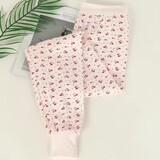 100%女士纯棉秋裤全棉高腰线裤打底裤宽松大码中老年老人加厚衬裤 100%纯棉【肤花】升级款 2XL110-130斤