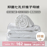 多喜爱磨绒抗菌面料 100%七孔纤维子母被芯 四季冬被子5.1斤152*218cm