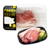 鲜京采 冷鲜猪带皮后腿肉300g