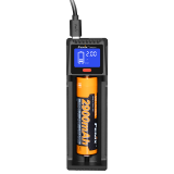 FENIX  ARE-D1/D2 单槽 双槽智能充电器带液晶显示支持手机充电18650 ARE-D1单槽充电器，不含电池