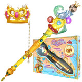 叶罗丽宝石盒子玩具声光魔法棒女孩公主仙女棒精灵梦宝杖套装 亮彩-星彩宝杖