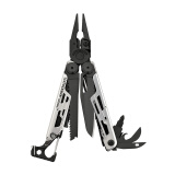 LEATHERMANSignal烽火工具钳莱泽曼户外求生多功能装备 EDC随身打火石工具 银黑色[832625]