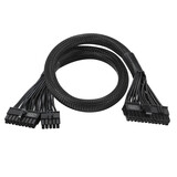 尘土 适用海盗船电源RM1000X模组线 显卡 模组线 GPU 8P模块线 6+2显卡电源线 电脑主板模块显卡钱 10Pin+18Pin转24Pin模组线 60CM