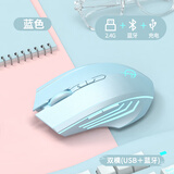 适用华硕天选6 Pro 5 4笔记本无线鼠标ROG魔霸新锐9游戏吃鸡电竞 蓝牙双模-经典蓝色