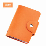 书果儿（SHU GUO ER）防消磁卡包银行卡套多卡位男士卡包小巧女式 X24卡-桔色