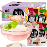 零趣 蒟蒻果冻1000g零食魔芋无脂肪网红休闲食品果汁果冻【M】 蒟蒻果冻500g*1箱