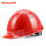 霍尼韦尔（Honeywell）安全帽 H99S 纯ABS材质 工地防砸抗冲击 有透气孔 红色1顶厂家发货可定制印字