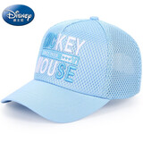 迪士尼儿童帽子男童宝宝春夏棒球帽潮2-4岁遮阳帽8-10小孩鸭舌帽 SM60447水蓝 52cm/适合3-5岁