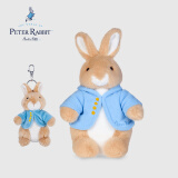 比得兔（Peter Rabbit）玩偶公仔抱枕彼得兔毛绒玩具公仔兔子玩偶婴儿玩具比得兔生日礼物 公仔+挂件 25*18*16