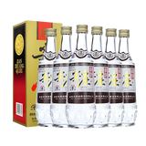 五粮液股份出品 四川宜宾生产 浓香型白酒 口粮酒 高粱酒 39度 500mL 6瓶 尖庄白标