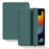 倪尔克 iPad保护套iPad9/8/7/10代蜂窝三折支撑保护壳ipadpro/air苹果平板电脑保护套Apple平板皮套 暗夜绿【蜂窝三折皮套】智能休眠 【10.2英寸】iPad 9/8/7