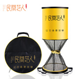民间艺人 鱼护涂胶加厚速干渔护包黑坑竞技钓鱼网兜装鱼网渔户鱼兜鱼护网