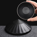 尚言坊 创意陶瓷茶滤茶叶过滤网家用功夫茶具茶漏茶隔滤茶器茶宠摆件 4黑色斗笠过滤网-茶漏