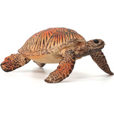 玛奇乐（MECHILE）仿真海洋生物玩具鲨鱼海豚海葵海星海马水母皮皮虾面包蟹动物模型 小海龟