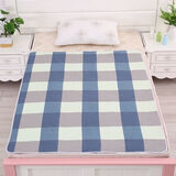 菲菈多 隔尿垫老人用防水可洗大号纯棉床上护理垫子姨妈垫儿童婴儿 蓝灰格子 80x120cm两条装