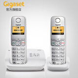 Gigaset 原西门子品牌 进口数字无绳电话 录音子母机办公家用固话大音量免提C510A电话 来电留言 留言录音版一拖一白