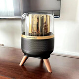 瑾声音响支架适用于哈曼卡顿水晶4桌面支架琉璃3/4/5音箱桌面减震支架黑胡桃音响桌面支架避震底座 曜石/琥珀专用黑胡桃桌面款6.5cm