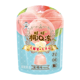 旺旺 椰Q冻 蒟蒻果汁果冻 蜜桃味 450g袋装 大颗椰果0脂肪
