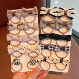 艾梵妮韩国儿童饰品可爱公主小淑女孩婴儿发箍发卡新年宝宝礼盒发夹发绳 J75蝴蝶结十条装