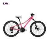 Liv丽以芙Cate 24-D 1铝合金24速油压碟刹避震青少年自行车 菱锰红 24×11 建议130-150cm