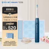 飞利浦（PHILIPS）电动牙刷钻石3系 6730升级款HX5181/02蓝 WEDGWOOD联名礼盒 含德国进口刷头情侣礼物 教师节中秋节