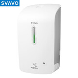 瑞沃（SVAVO）卫生间挂件壁挂洗手液盒自动感应给皂器酒店浴室手动沐浴露皂液器 PL-151056灰色   (泡沫款)