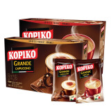 KOPIKO可比可速溶咖啡粉饮料三合一印尼进口24包/盒 卡布奇诺+摩卡
