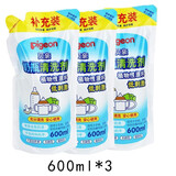 贝亲奶瓶清洗剂婴儿奶瓶奶嘴清洗液玩具餐具清洁剂新老款随机发 补充装3袋1800ml