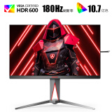 AOC 爱攻27英寸 2K 180Hz AH-IPS 快速液晶1ms HDR600 硬件低蓝光 PS5游戏电竞电脑显示器AG275QXPD