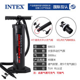 INTEX 游泳圈儿童泳池充气筒便携充气船气球床垫玩具打气筒橡皮艇气泵 大型手动气筒【高效型】+转换头