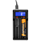 FENIX  ARE-D1/D2 单槽 双槽智能充电器带液晶显示支持手机充电18650 ARE-D2双槽充电器，不含电池