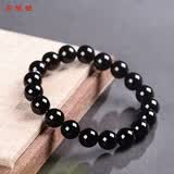 石头记（istone）黑玛瑙手链玛瑙手串佛珠单圈新中式生日礼物送女友 A款10mm珠子204801912