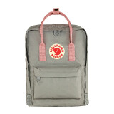 FJALLRAVEN北极狐双肩包kanken男女户外大容量书包电脑包运动旅行背包23510 021/312雾灰/粉色 16L