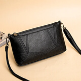 COOSKIN包包女中老年人斜挎包新款挂包百搭士单肩软皮背包妈妈包