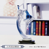 奇雅莱麋鹿摆件创意家居客厅装饰酒柜电视柜玄关办公室欧式乔迁结婚礼物 小号灵动舞者（高23cm）