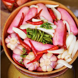 王婆家老坛菜四川土坛什锦泡菜农家老母水泡萝卜豇豆辣椒仔姜重庆特产泡菜罐装 泡菜任意2罐拍下备注好 仔姜除外
