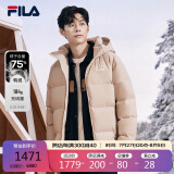 FILA 斐乐官方情侣款羽绒服外套2023冬男女装运动休闲保暖连帽上衣 