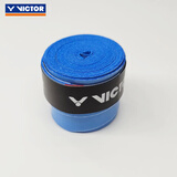 威克多（VICTOR）羽毛球拍手胶耐久防滑胜利外握把胶平面薄款吸汗带手胶GR-1单只装 1F蓝色【耐久】
