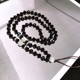 鸿伟科 手机链挂绳水晶链纯手工编织手机链水晶挂绳挂脖手链水钻长链镶钻闪亮胸牌项链吊坠男女款个性创