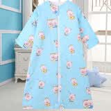 禾声儿童睡袋1-3岁中大童小学生5-10岁春夏季纯棉秋冬款宝宝防踢被子 蓝猪-升级款 170cm【身高130-165、春秋中厚】