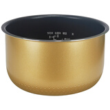 LNNR适用美的电饭煲内胆3升4L5L配件fd409/FS/FZ/FC黄晶饭煲11.812.8锅胆 4升12.8高23.5cm4L