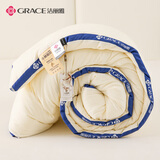 洁丽雅（Grace）生姜暖绒被 A类面料 纤维冬被 5.5斤200*230cm米黄