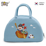 江南.汉桐（Home&Tony）儿童铝箔饭盒保温包小学生加厚便携午餐食堂带饭便当袋 保温包--kids小男孩图案