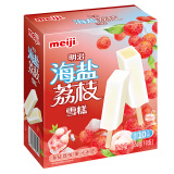 明治（meiji）海盐荔枝雪糕 46g*10支 彩盒装（新旧包装随机发货）
