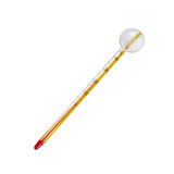 FISH BABY鱼缸温度计测水温观赏鱼水族箱专用家用防水小胖潜水 标准长温度计黄棒