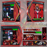 华硕（ASUS）ROG GR701 创世神机箱 吹雪机箱EVA明日香联名台式机箱ARGB灯板全塔定制机箱白色机箱电源水冷套装 明日香二号机主题