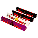 三角（Toblerone）亿滋瑞士三角进口牛奶葡萄干白黑巧克力含蜂蜜巴旦木糖100g*4条 黑巧2+葡萄干/白巧各1组合装400g