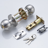 鼎宏庆耀三杆式球形锁塑钢门卫生间浴室门锁三杆球锁球型铝合金家用通用型
